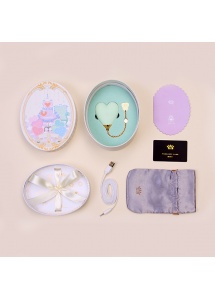 Damski Masażer serduszko - Zalo Baby Heart Personal Massager   Zielony