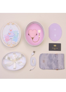 Damski Masażer serduszko - Zalo Baby Heart Personal Massager   Fioletowy