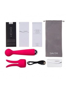 Masażer - Svakom Emma Heating Wand Massager Czerwony
