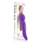 Masażer wibrator - Maia Toys Twistty Rechargable Dual Wand Purple 