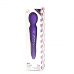 Masażer wibrator - Maia Toys Twistty Rechargable Dual Wand Purple 