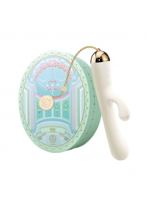 Masażer ze stymulatorem łechtaczki - Zalo Ichigo Rabbit Vibrator  Różowy