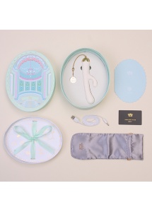 Masażer ze stymulatorem łechtaczki - Zalo Ichigo Rabbit Vibrator  Różowy