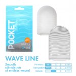Masturbator kieszonkowy podręczny - Tenga Pocket Stroker Wave Line  