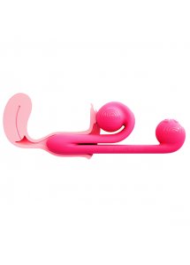 Masturbator stymulator łechtaczki 2w1 - Snail Vibe Vibrator   Różówy