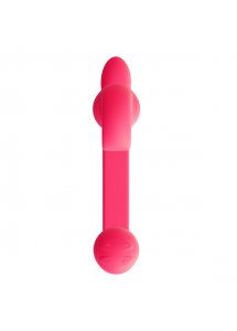 Masturbator stymulator łechtaczki 2w1 - Snail Vibe Vibrator   Różówy
