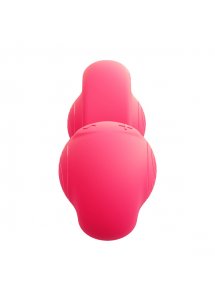 Masturbator stymulator łechtaczki 2w1 - Snail Vibe Vibrator   Różówy
