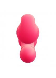 Masturbator stymulator łechtaczki 2w1 - Snail Vibe Vibrator   Różówy