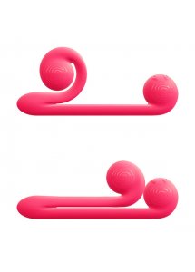 Masturbator stymulator łechtaczki 2w1 - Snail Vibe Vibrator   Różówy