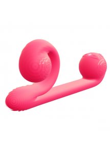 Masturbator stymulator łechtaczki 2w1 - Snail Vibe Vibrator   Różówy
