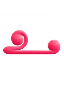 Masturbator stymulator łechtaczki 2w1 - Snail Vibe Vibrator   Różówy