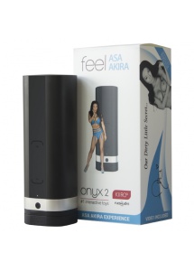 Masturbator teledildoniczny CYBERSEKS VR - Kiiroo Onyx 2 Teledildonic Masturbator Asa Akira