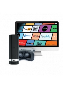 Masturbator teledildoniczny CYBERSEKS VR - Kiiroo Onyx 2 Teledildonic Masturbator Bobbi Eden