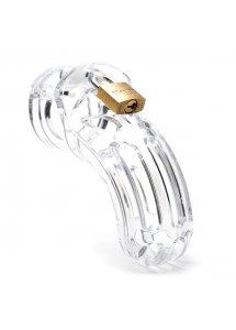 Męski pas cnoty klatka na penisa z poliwęglanu - CB-X Chastity Cock Cage The Curve  