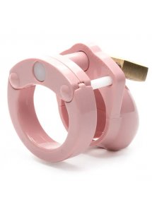 Męski pas cnoty klatka na penisa z poliwęglanu - CB-X Mini Me Chastity Cock Cage  Różowy
