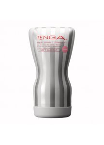 Miękki masturbator do ściskania - Tenga Soft Case Cup Gentle  