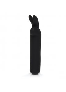 Mini wibrator i masażer łechtaczki - Happy Rabbit Rechargeable Vibrating Bullet Czarny