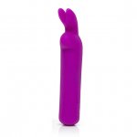Mini wibrator i masażer łechtaczki - Happy Rabbit Rechargeable Vibrating Bullet Fioletowy