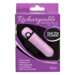 Mini wibrator ładowany - PowerBullet Rechargeable Vibrating Bullet 10 Function   Fioletowy