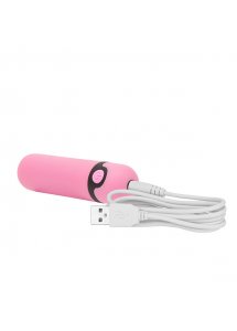 Mini wibrator ładowany - PowerBullet Rechargeable Vibrating Bullet 10 Function   Różowy