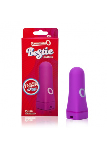 Mini wibrator ładowany - The Screaming O Bestie Bullet Fioletowy