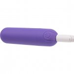 Mini wibrator - PowerBullet Essential Power Bullet Vibrator with Case 9 Fuctions   Fioletowy