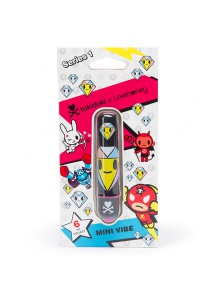 Miniaturowy wibrator wzór diamentowy - Tokidoki Mini Bullet Vibrator  Black Diamonds