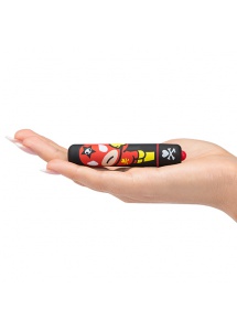 Miniaturowy wibrator wzór rakiety - Tokidoki Mini Bullet Vibrator  Black Rocket Man