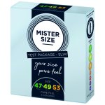 MISTER SIZE - TEST BOX PREZERWATYWY ROZMIAR 47-49-53 (XS/S/M) 3 PREZERWATYWY