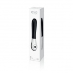 Mocny wibrator klasyczny - Ovo E2 Rechargeable Vibrator Czarny