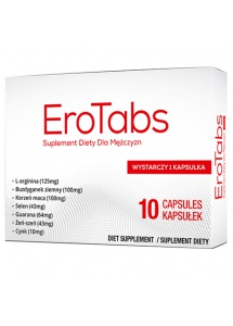 Na problemy z erekcją EroTabs 10 kapsułek