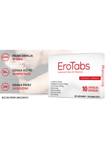 Na problemy z erekcją EroTabs 10 kapsułek