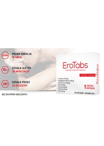 Na problemy z erekcją EroTabs 1 kapsułka