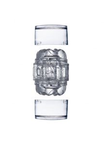Nakładka do masturbacji - Fleshlight Quickshot Clear Masturbator - Przezroczysty