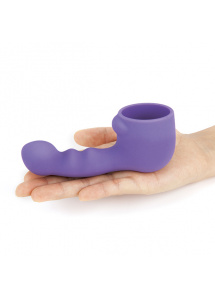 Nakładka na masażer - Le Wand Petite Ripple Weighted Silicone Attachment 