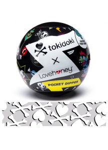 Nakładka na penisa do masturbacji - Tokidoki Textured Pleasure Cup  Crossbones