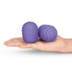 Nakładki na masażer - Le Wand Original Silicone Texture Covers  