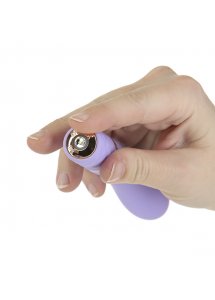 Nieduży wibrator do punktu G - Pillow Talk Racy Mini Massager Special Edition Fioletowy