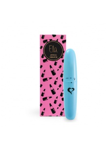 Nieduży wibrator jak szminka - FeelzToys Ella Lipstick Vibrator  Niebieski