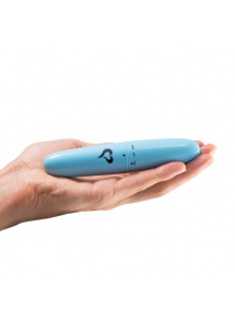 Nieduży wibrator jak szminka - FeelzToys Ella Lipstick Vibrator  Niebieski