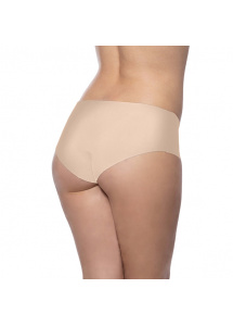 Niewidzialne majtki figi dwupak - Bye Bra Invisible Panties Czarny i Beżowy XS