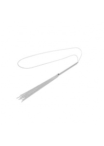 Niezwykła ozdoba wisiorek pejcz - Bijoux Indiscrets Magnifique Whip Necklace Srebrny