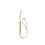 Obroża szeroka i smycz Bijoux Indiscrets - Maze Wide Chocker  Brązowy