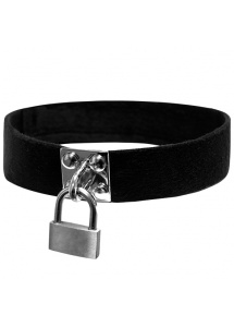 Obroża z kłódką - S&M Lock & Key Collar  