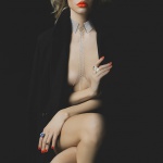 Obroża z łańcuszkami - Bijoux Indiscrets Magnifique Collar Srebrny