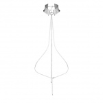 Obroża z łańcuszkami - Bijoux Indiscrets Désir Métallique Collar srebrna