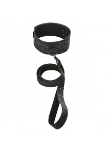 Obroża ze smyczą - Sportsheets Sincerely Locking Lace Collar & Leash  