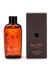 Luksusowy Olejek do masażu - Coco de Mer Massage Oil 100 ml Róża i Drewno Sandałowe