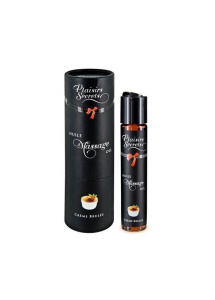 Olejek do masażu z kulką - Plaisirs Secrets Massage Oil  Creme Brulee