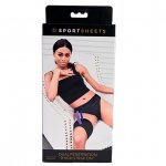 Opaska podwójne strap-on na udo - Sportsheets Dual Penetration Thigh Strap On  